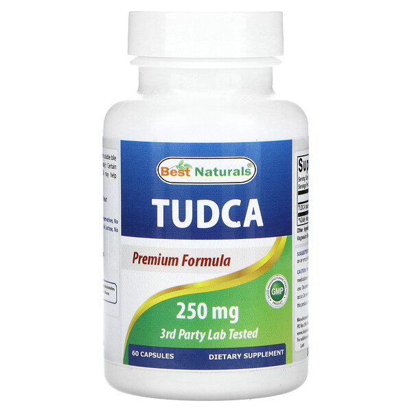 TUDCA, 250 мг, 60 капсул - Best Naturals - Формулы для детоксикации и очищения Best Naturals