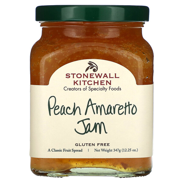 Peach Amaretto Jam, 12.25 oz (347 g) Stonewall Kitchen