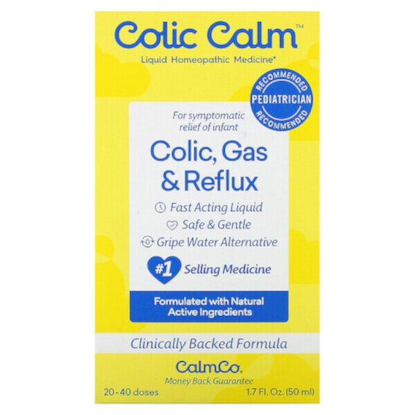 Colic, Gas & Reflux, For Infant, 1.7 fl oz (50 ml) Colic Calm