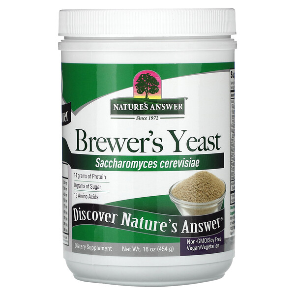 Brewer's Yeast , 16 oz (Унции) (454 g) Nature's Answer