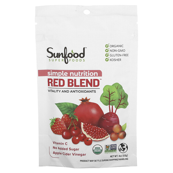 Simple Nutrition, Red Blend, 4 oz (Унции) (113 g) Sunfood