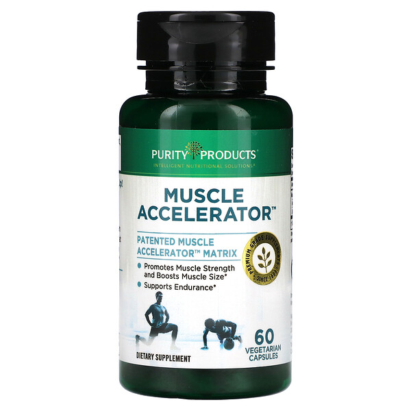 Muscle Accelerator, 60 Vegetarian Capsules (Вегетарианские капсулы) Purity Products