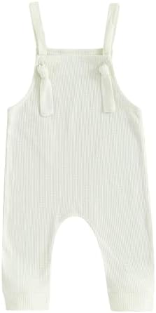 JBEELATE Newborn Baby Boys Girls Romper Sleeveless Corduroy Suspender Pants Jumpsuit Infant Baby One Piece Clothes JBEELATE