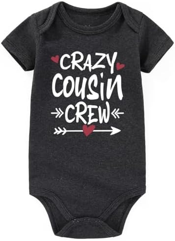 BESDEAR Crazy Cousin Crew, детская одежда для мальчиков и девочек, забавные детские боди, наряд двоюродного брата, подарки BESDEAR