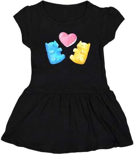 Платье для малышей inktastic Cute Gummy Bears and Heart Inktastic