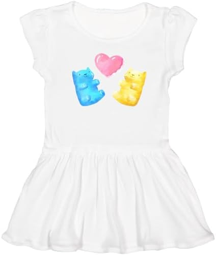 Платье для малышей inktastic Cute Gummy Bears and Heart Inktastic