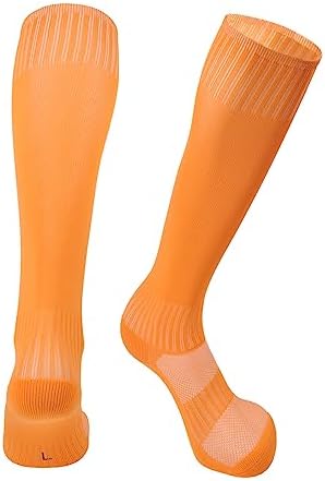 hakugoo Kids Soccer Socks Baseball Socks with Cushioned Sole Knee High Socks for Youth Boys Girls 2 Pairs Hakugoo