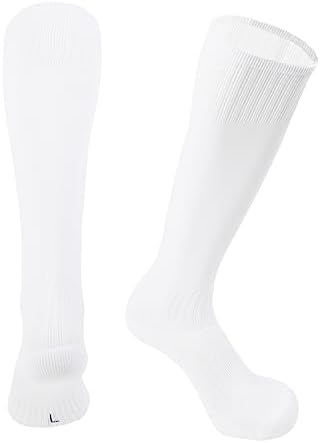 hakugoo Kids Soccer Socks Baseball Socks with Cushioned Sole Knee High Socks for Youth Boys Girls 2 Pairs Hakugoo