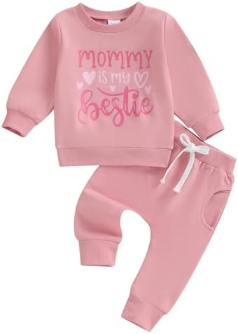 Одежда для маленьких девочек, наряды для маленьких девочек, однотонный свитер для малышей, топы, осенне-зимний комплект со штанами MA&BABY