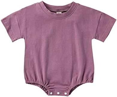 WONGCHOlCE для маленьких мальчиков и девочек, комбинезон с пузырьками, футболка большого размера с короткими рукавами, боди, рубашка, топ, летняя одежда для малышей WONGCHOlCE