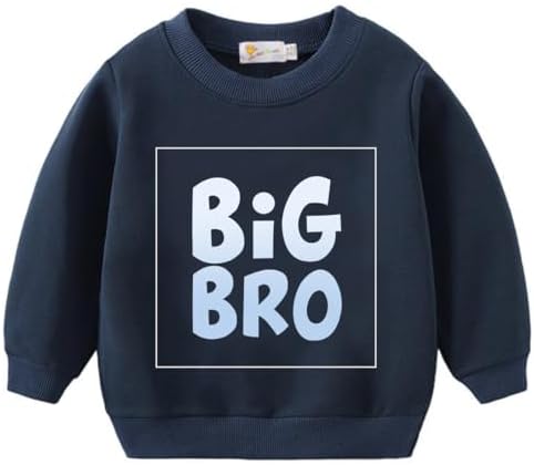 Рубашка Big Brother для маленьких мальчиков, футболка с объявлением Big Bro, футболка с круглым вырезом, рубашка с короткими рукавами Tkria