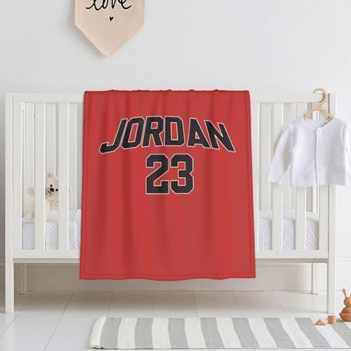 Детское одеяло Basketball Fans 23 Jordan, подарок для ребенка, для новорожденных, для молодой мамы, супермягкий плюш, 30 х 40 дюймов Zundo