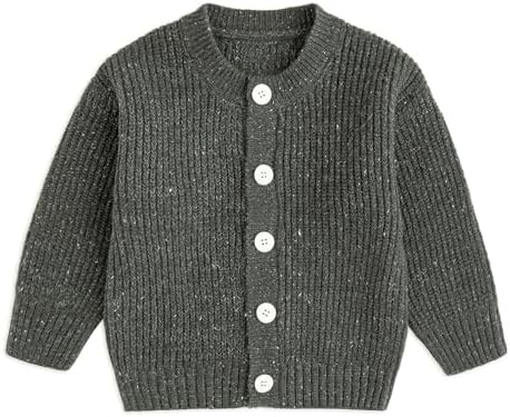 Детский кардиган Simplee, вязаный кардиган для малышей, осенне-зимний вязаный свитер с открытым передом и длинными рукавами Simplee kids