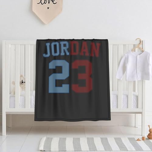 Детское одеяло Basketball Fans 23 Jordan, подарок ребенку, для новорожденных, для молодой мамы, супермягкий плюш, 30 х 40 дюймов Zundo