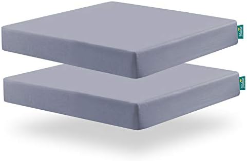 Квадратный манеж/манеж, защитная наматрасница, серая и натянутые простыни, 2 шт. в упаковке, серые, идеально подходят для портативной манежа размером 36 х 36 Biloban