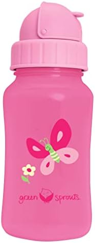 I Play, Baby Bottle Water 12-24 Months Green sprouts