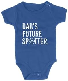 DadBod Apparel DB Dads Future Spotter Боди унисекс, для маленьких мальчиков или девочек, цельный хлопок DadBod Apparel DB