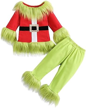 Maemukilabe/осенне-зимняя одежда для маленьких мальчиков и девочек, флисовый пуловер с длинными рукавами из шерпы, комплект из 3 предметов, рождественская одежда Maemukilabe