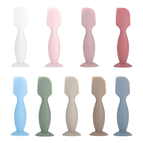 Baby Diaper Cream Brush Suction Cup Silicone Diaper Cream Spatula for Baby Butt Cream Portable Ointment Applicator Brush Small Size Medication Applicator Axyghmz