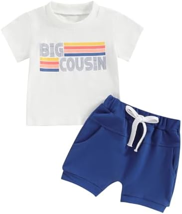 Короткие комплекты MAYUMMPY для маленьких мальчиков и девочек, летняя одежда нейтрального цвета, футболка с короткими рукавами и буквенным принтом, шорты, комплект для бега MAYUMMPY