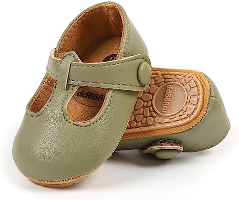 Baby Girl Shoes Infant Toddler Walking Flat Shoes Soft Sole Princess Mary Jane Shoes Prewalkers Wedding Dress Shoes Crib Shoes Ohwawadi