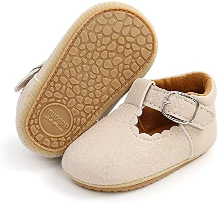 Baby Girl Shoes Infant Toddler Walking Flat Shoes Soft Sole Princess Mary Jane Shoes Prewalkers Wedding Dress Shoes Crib Shoes Ohwawadi