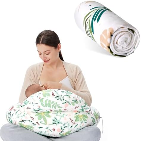 Momcozy Nursing Pillow for Breastfeeding, Original Plus Size Breastfeeding  Pillows for Mom Grey