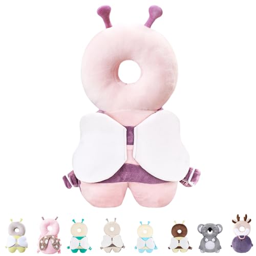 Baby Head Protector Backpack Pillow for Falling Crawling and Walking Toddler Essentials Infant Toys Helmets Baby Lover Gifts for 0.5-3 Years 6-12 months (Grey_Koala) (Grey_Koala) Raelitego