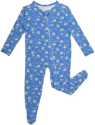 Детские пижамы Gaiibbt из искусственного шелка с длинными рукавами из бамбука для мальчиков и девочек, пижамы для сна для маленьких мальчиков и девочек Gaiibbt