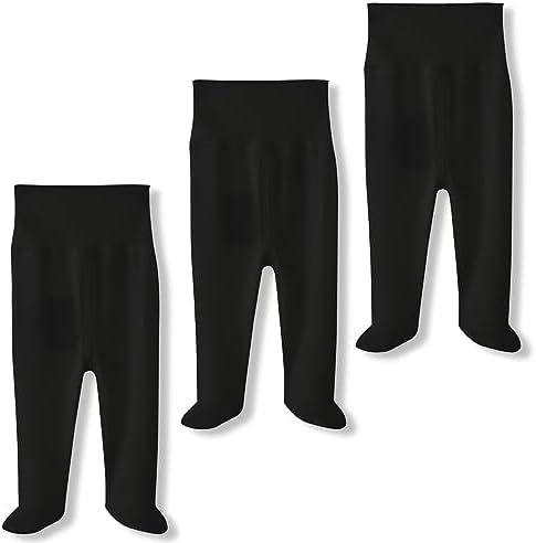 ACESTAR хлопковые брюки с высокой талией для новорожденных мальчиков и девочек, повседневные леггинсы на ногу, 0-12 месяцев, 3 упаковки/1 упаковка ACESTAR
