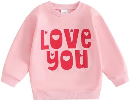 Tsseiatte свитшот с круглым вырезом с длинными рукавами для маленьких мальчиков и девочек, пуловер с вышивкой «Любовь», топы, повседневная одежда Tsseiatte