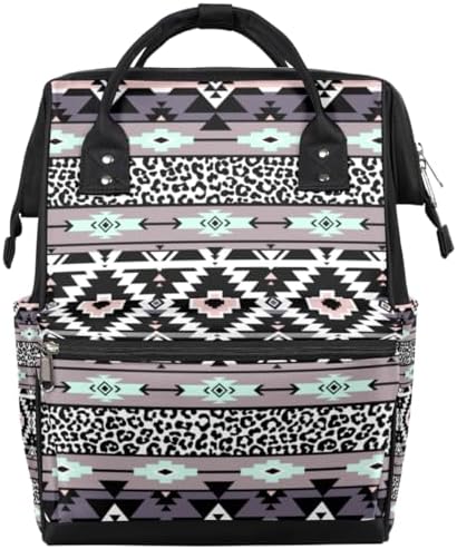 QsirBC Aztec интересная сумка для подгузников, рюкзак, сумки для мамы с карманными ремнями для коляски, водонепроницаемый рюкзак для мамы, папы, путешествия, повседневный QsirBC