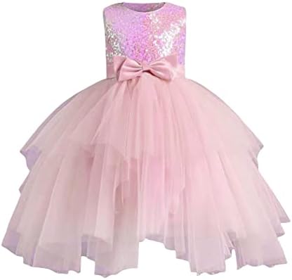 AwarFy пышное платье с пайетками для маленьких девочек, платье с цветами на свадьбу, день рождения, рождественское платье для маленьких девочек 12 месяцев и 5 лет AwarFy