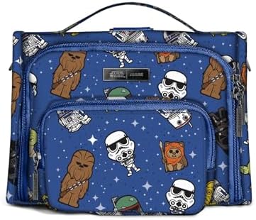 Новинка The Bestie — STAR WARS™ Galaxy of Rivals, сумка для подгузников, дорожный рюкзак, сумочка для мамы и большая сумка среднего размера с пеленальной подушкой, крючками для коляски и множеством карманов JuJuBe