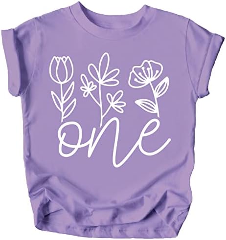 Одна рубашка с цветочным принтом на первый день рождения для девочки, наряд на первый день рождения Olive Loves Apple