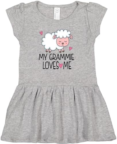 Inktastic Платье для младенцев Grammie Loves Me Grandchild Lamb Inktastic