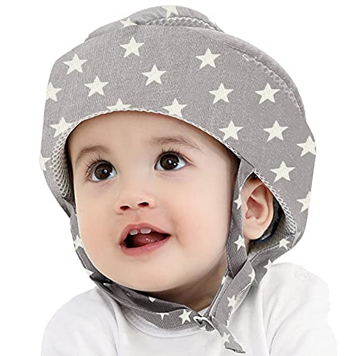 Ocanoiy Baby Safety Helmet Toddler Children Headguard Infant Head Cushion Protective Harnesses Cap Soft Adjustable Kid Safety Hat Head Protector (Pink Rabbit) Ocanoiy