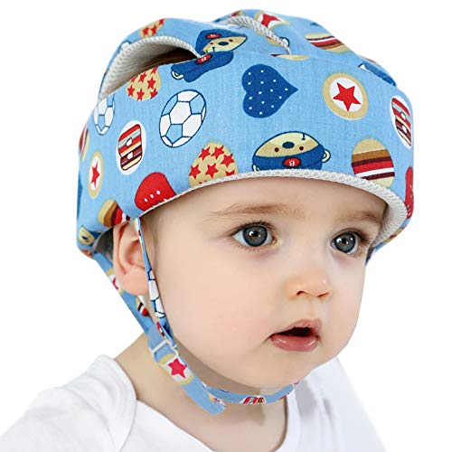 Ocanoiy Baby Safety Helmet Toddler Children Headguard Infant Head Cushion Protective Harnesses Cap Soft Adjustable Kid Safety Hat Head Protector (Pink Rabbit) Ocanoiy