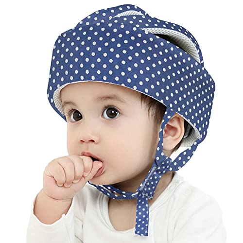 Ocanoiy Baby Safety Helmet Toddler Children Headguard Infant Head Cushion Protective Harnesses Cap Soft Adjustable Kid Safety Hat Head Protector (Pink Rabbit) Ocanoiy