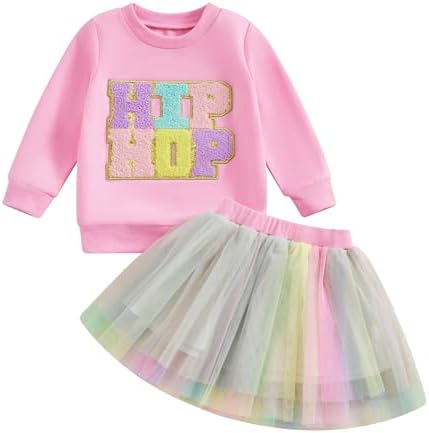 Пасхальный наряд для малышей, пасхальное платье-рубашка для маленьких девочек, толстовка с длинными рукавами и тюлевые юбки, одежда для маленьких девочек Socutebabe