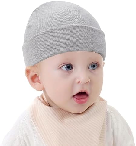 UTTPLL детские шапки, комплект варежек, унисекс, шапочка для новорожденных, хлопковые перчатки без царапин, больничная шапка для маленьких мальчиков и девочек, От 0 до 6 месяцев UTTPLL