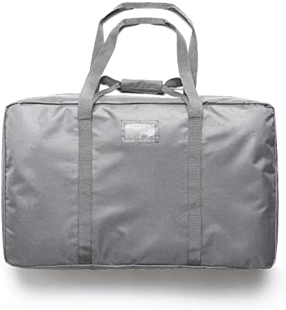 JumpOff Jo - Travel Bag and Transport Tote for Baby Lounger, Keep Newborn Loungers Clean and Secure, Compatible with DockATot, Snuggle Me and Other Baby Nest Pillows - Grey JumpOff Jo