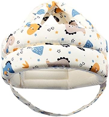 Surakey Toddler Walking Helmet, Baby Infant Anti-Bumping Bumper Protect Hat Safety Helmet Adjustable Breathable, Kids Anti-Fall Cushion Cap for Walking Running Playing Crawling (Blue) Surakey