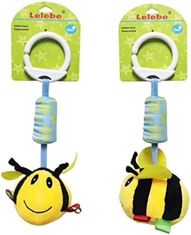 SAFIGLE Игрушка-пчелка Пчелка, детский прикроватный колокольчик, игрушки для животных, подвесные погремушки, подвеска-колыбелька, детские прикроватные колокольчики, погремушки, мультяшная детская игрушка-подвеска, подвесная колыбелька SAFIGLE