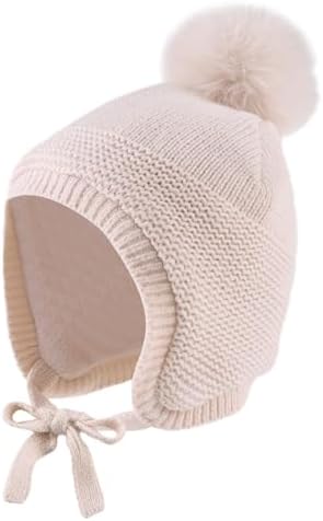 JANGANNSA, базовая зимняя шапка для маленьких мальчиков, вязаная шапка с помпоном для девочек, детские шапочки-ушанки, теплые шапки для малышей JANGANNSA