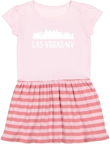 Inktastic Платье для малышей Las Vegas Nevada Skyline NV Cities Inktastic