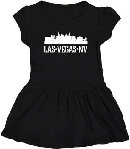 Inktastic Платье для малышей Las Vegas Nevada Skyline NV Cities Inktastic