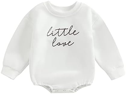 KOSUSANILL свитшот большого размера для маленьких девочек и мальчиков, комбинезон для новорожденных, свитер с длинными рукавами, наряд на день Святого Валентина, одежда KOSUSANILL