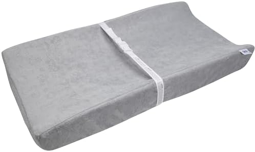 Serta Perfect Sleeper Changing Pad with Plush Cover Set, Grey Delta Children