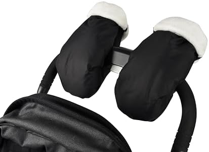 Водонепроницаемые универсальные перчатки для колясок BEABA с флисовой подкладкой, муфта для обогрева рук, незамерзающие варежки для руля коляски, зимние аксессуары для колясок, детские зимние предметы первой необходимости BÉABA